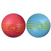 JW Isqueak Ball Rubber Dog Toy Size:Medium Pack of 2 Color:Color May Vary