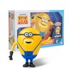 Minions Despicable Me 4 Toys, 4.7 Inch Mega Dave Action Figures,6 Changeable Facial Expressions with Hidden Pocket Minion Model Kits, Gifts for Kids Ages 8 Years & Older