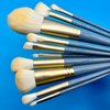 KISTARCH Complete Set of 10 Essential Makeup Brush for Foundation Blending Blush Concealer Eye Shadow