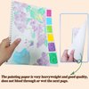 Kawaqiwa Paint with Water Books for Toddlers, Watercolor Painting Paper for Kids Ages 4-6-8-12, Art Craft Gift for Drawing with Brush Travel Activities (Space Travel)