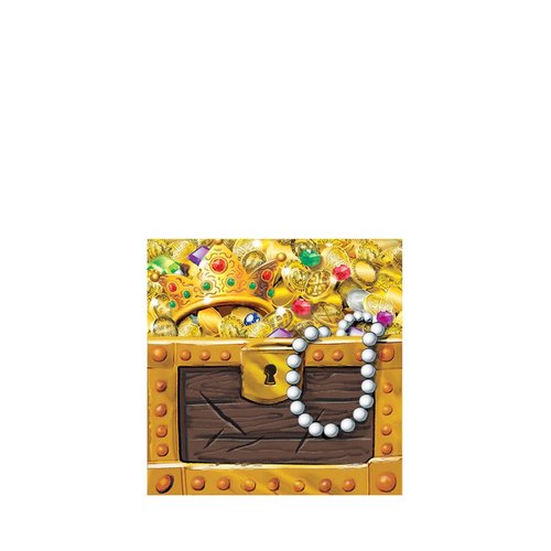 Creative Converting Buried Treasure 16 Count 3-Ply Paper Beverage Napkins