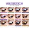 BestLand 12 Colors Liquid Glitter Eyeshadow Set, Multi-dimensional Metallic Glitter Shimmer Smokey Eye Looks Waterproof Long Lasting Quick-Drying Sparkling Eye Shadow Makeup Kits (Color A)