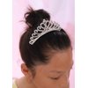 JWICOS Mini Crystal Hair Comb Silver Small Crystal Comb Headpiece Shiny Rhinestone Comb for Girls Princess Birthday Party