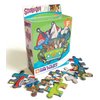 Playhouse Glow in The Dark Scooby Doo 22-Piece Die-Cut Shaped Mini Puzzle for Kids
