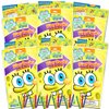 Nickelodeon Spongebob Squarepants Party Favors Pack ~ Bundle of 6 Spongebob Squarepants Play Packs with Stickers, Coloring Books, Crayons (Spongebob Party Supplies)