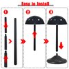 Generic Wig Stand 1pc 13inch Removable Portable Wig Holder Non-Slip Wig Head Stand For Display,Storage,Styling,Travel Wig Holder Stand For Multiple Wigs, Black 1PCS