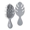 Wet Brush Go Green Mini Detangler, Grey - Detangling Travel Hair Brush - Ultra-Soft IntelliFlex Bristles Glide Through Tangles & Gently Loosens Knots While Minimizing Pain, Split Ends & Breakage