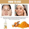 Turmeric Face Wash & Turmeric Face Serum Set, 2 PCS Turmeric Facial Foaming Deep Cleansing Exfoliating, Turmeric Serum for Moisturizing Skin, Multi-Purpose Turmeric Cleanser & Serum for All Skin