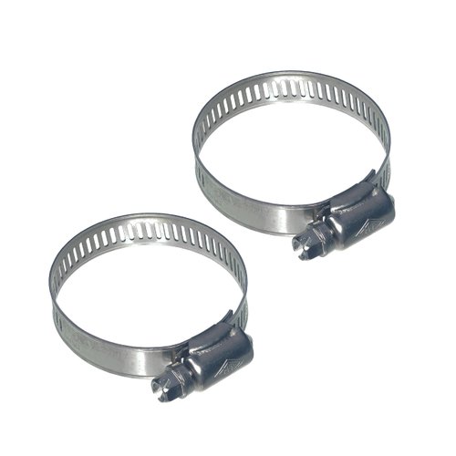 Pennington Aquagarden Aquagarden Flexible Reinforced Pond Tubing, 20ft x 1” Internal Diameter, Smooth-bore PVC Pond Tubing, Includes 2 stainless steel Hose Clamps, Corrugated, Tough and Strong Tubing,