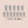 Christmas Press on Nails Long Square Fake Nails Xmas Green Matte False Nails With Snowflake Designs Full Cover Stick on Nails Acrylic Winter Reusable Artificial Nails for Women Glue on Nails 24 Pcs
