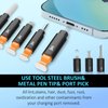 iPhone Cleaning Kit for Charging Port Cleaner, Multi-Tool iPhone Cleaner Repair Lightning Cables, Phone Cleaning Kit for iPhone, iPad, Connectors, Speakers, Airpod Cleaner Kit with a Storage Case