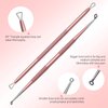 MelodySusie Blackhead Remover Pimple Popper Tool Kit - Professional Extractor for Nose and Face, Stainless Comedone, Blemish Whitehead Popping with Portable Metal Case.
