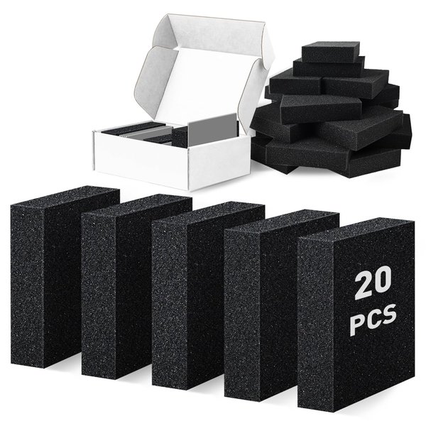 Foamagic Card Dividers for Storage Boxes – 20 PCS Shock-Absorbing Foam Sponge Separators for Trading, Sports, and Game Cards, High-Elasticity Sponge Inserts for Card Protection