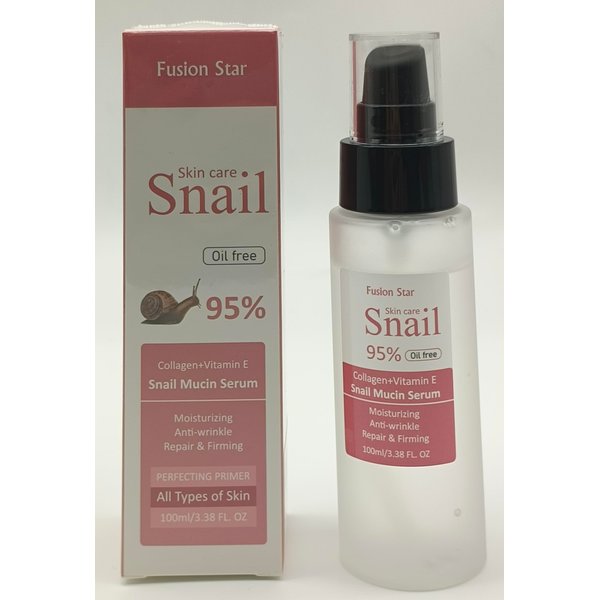 Generic Snail Mucin 95% Power Repairing Essence 3.38 fl.oz 100ml, Hydrating Serum for Face with Snail Secretion Filtrate for Dull Skin & Fine Lines
