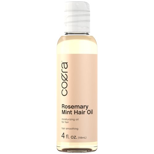 Coera Rosemary Mint Hair Oil | 4 fl oz | Hydrating and Moisturizing for Hair | Free of Parabens, SLS, & Fragrances