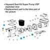 Pool Pump O-Ring Seal Repair Kit for Hayward Super Pumps SPX1600TRA SP1600Z2 SPX1600R SPX1600S SPX1600T (Regular, X, VSP Models)