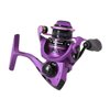 SportsInn Purple Fishing Reels 5 BB 1 RB Spinning Reel Front Drag Reel Gear Ratio 5.5 :1 Right or Left Handed Interchangeable, Lightweight Conventional Reel