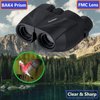 MaxUSee 10X25 Compact Binoculars for Adults and Kids, Easy Focus HD Vision Binoculars for Travel, Sightseeing, Bird Watching, Concerts and Sport Games