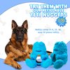 Yeti Puff and Play Dog Toy - Dog Chew Holder - Fun Stimulating Chew Toy for Teething, Behavior Training for Light to Moderate Chewers - Interactive Nuggets Treats Dispenser Puzzle - Yeti Blue