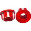 Vgoohobby 4Pcs Hexagonal Nuts, M4 Aluminum Alloy RC Wheel Hex Nuts Compatible with HSP Sakura D3 D4 1/10 RC Car (Red)