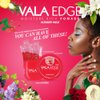 12 Pack 10ml Vala Edge Control Braiding Gel Pomade Strong Hold High Shine Made in Korea Beauty Styling Gel (Reine)