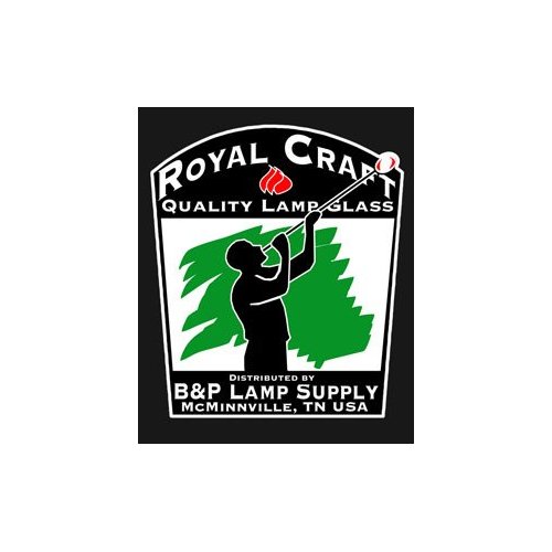 B&P Lamp® 2 1/2 Inch by 7 1/2 Inch Clear Glass Crimped Top Design Lamp Chimney for Vintage and Antique Style Lamps