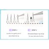 V Shape Lashes Extensions Professional Makeup Individual Lashes Lower Eyelashes Comic Eye Lashes Natural Handmade False Eyelashes (5 6 7mm mix, V Shape Lashes-J-0.07)
