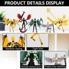 Pekuality T13 Action Figure 5.5 inch-Robo 13 Assembly Completed-3d Printed Action Figure Multi-Jointed Movable-Titan 13 Action Figure-Dummy 13 Titan 13 Toys-Gifts Desk Decoration（Red）