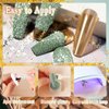 Allstarry Diamond Nail Glitter 4 Colors Sparkling Korea Reflective Diamond Glitter Dust Shiny Powder Pigment Nail Supplies for Nail Art Gel Polish Disco Party Nightclub Wedding Crafts