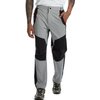 TBMPOY Men's Hiking Work Cargo Pants Lightweight Waterproof Quick Dry Outdoor Mountain Pant Fishing Camping Light Gray 36