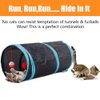 21 Pcs Cat Toys for Indoor Cats Collapsible Cat Tunnel Interactive Feather Teaser Wand Ball Toy for Kitten Cats