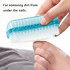 4pcs Nail Brush for Cleaning Fingernails, Multifunction Two Sided Fingernail Cleaning Brush Portable Nail Brush Cleaner for Cleaning Cuticles Fingernails Toes
