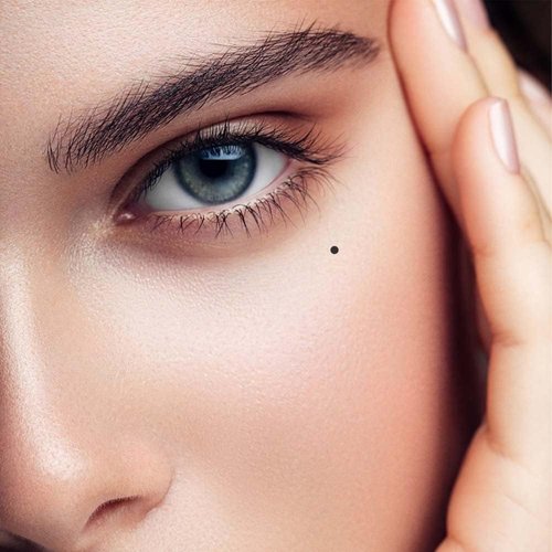10Pcs Black Tear Mole Tattoo Stickers Temporary Tattoo DIY Tear Mole Stickers Body Art Dot Fake Tattoo Face Eye Corner Moles, Temporary Tattoos, Beauty and Personal Care