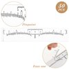 50 Pcs Eyebrow Ruler Stencils - Abeillo Disposable Brow Ruler Sticker, Microblading Eyebrow Template, Brow Measuring Shaper Tool, Eyebrow Mapping Makeup Tool