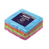 Party Essentials 2-Ply Paper Luncheon Napkins, Assorted Neon Brights, 48-Count