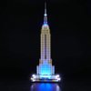 Briksmax Led Lighting Kit for Architecture Empire State Building - Compatible with Lego 21046 Building Blocks Model- Not Include The Lego Set