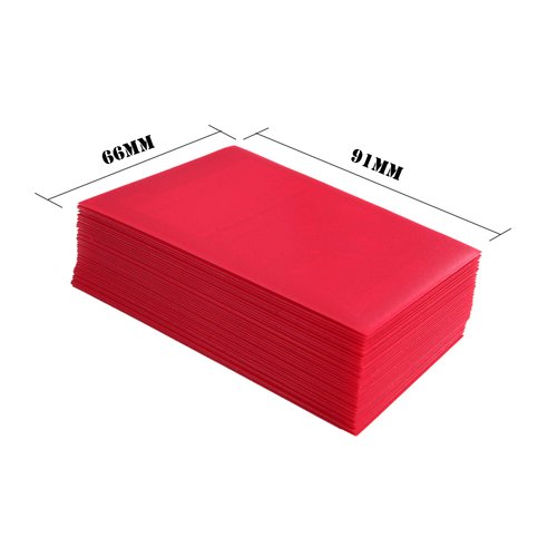 Zoopin Double Matte Card Sleeves,Red, 320pcs - Pack …