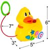 ArtCreativity Musical Walking Duck Pull Toy - Yellow Duck Toy for Kids - Toddler Pull Toy Duck with Lights, Animal Sounds, and Music - Helps Teach Colors, Sounds, and Shapes - Gift for Kids 3 and Up