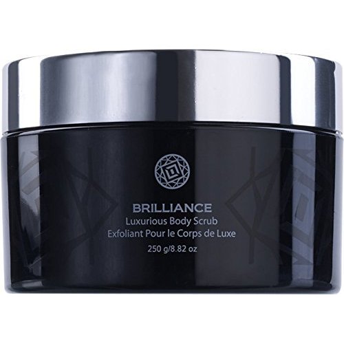 Forever Flawless BRILLIANCE - Diamond Body Scrub with Raw Sugar, Premium Sea Salt, Vitamin E, Exfoliating, Nourishes FF83 (8.82 oz)