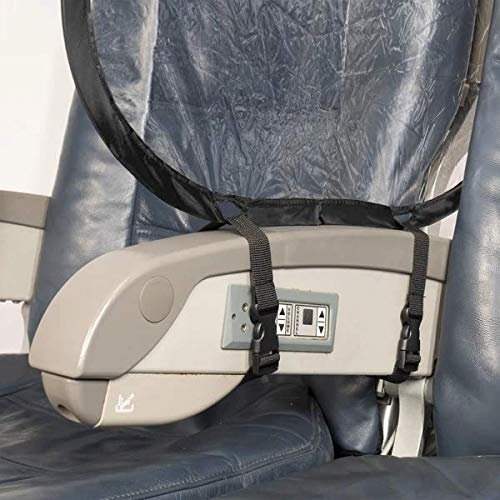 STAUBER Best Sky Shield - Collapsible and Portable Airplane Sneeze Guard - Clear, Temporary, Flexible, Personal Barrier for Passengers (1 Shield)