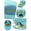LLmoway Child Sun Protection Hat Mesh Packable Baseball Cap Detachable Neck Face Flap Hat Sky Nature
