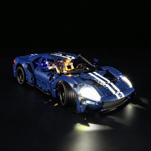 BRIKSMAX Led Lighting Kit for LEGO-42154 2022 Ford GT - Compatible with Lego Technic Building Blocks Model- Not Include Lego Set