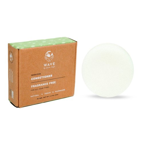 Clever Yoga Extra Sensitive Unscented Conditioner Bar - naturally Vegan conditioner bar for men and women - Suitable for all ages and hair types - travel size conditioner