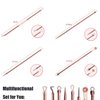 Blackhead Remover Pimple Comedone Extractor Tool Best Acne Removal Kit - Treatment for Blemish, Whitehead Popping, Zit Removing for Risk Free Nose Face Skin with Case (Rose)