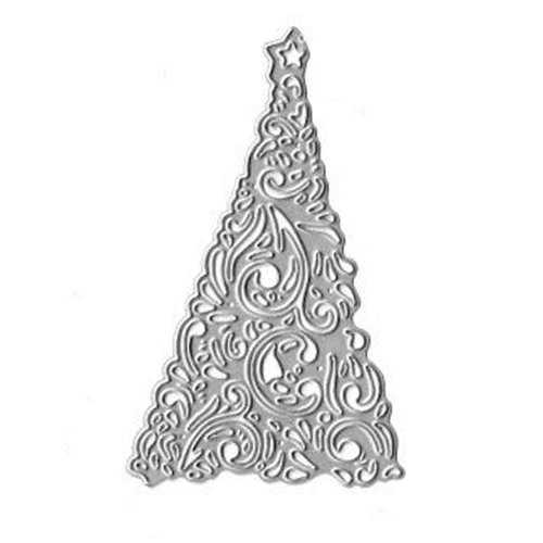 Christmas Star Tree Metal Crafts Cutting Die Cuts, DIY Crafts Template Christmas Tree Scrapbook Cards Cutting Dies Cut Stencils for DIY Embossing Card Making Decorative Paper Dies Scrapbooking