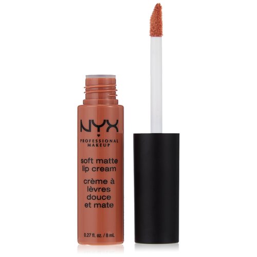 NYX PROFESSIONAL MAKEUP Soft Matte Lip Cream, Lightweight Liquid Lipstick - Abu Dhabi (Deep Rose-Beige)