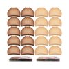 8pcs HD Wig Caps For Women Front Lace Wig Caps Ultra-Thin Invisible Transparent Breathable Wig Cap Light Brown Wig Accessories Wig Caps Invisible Stocking Caps (4 Bags/8 Wig Caps)