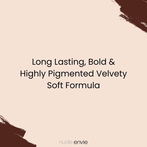 nude envie Dark Chocolate Brown Eye Shadow Certified Vegan Cruelty-Free – Highly Pigmented Silky-Smooth Long-Lasting Eyeshadows (Divine)