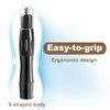 SCHACHUP Unisex Nose Hair Trimmer, 3D Arch Cutter, Waterproof, Washable, Easy Clean, Hypoallergenic, 20-in-1 Grooming Tool, Portable, Cordless, One-Button Design