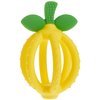 Itzy Ritzy Teething Ball & Training Toothbrush - Silicone, BPA-Free Bitzy Biter Lemon-Shaped Teething Toy Features Multiple Textures to Soothe Gums & an Easy-to-Hold Design (Lemon)
